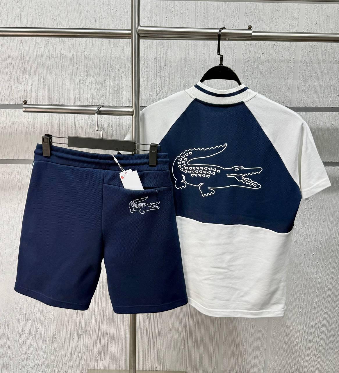 Lacoste Erkek İki Renkli Şort Takımı