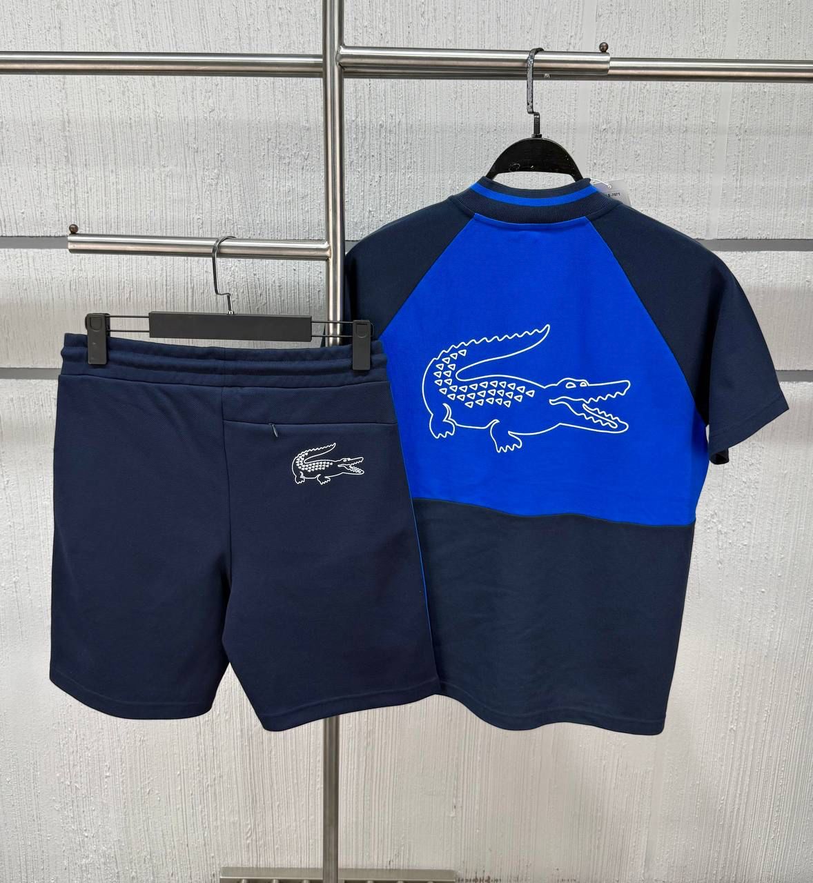 Lacoste Erkek İki Renkli Şort Takımı